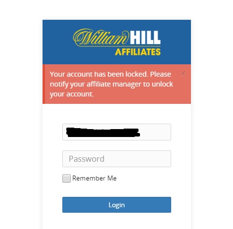 william hill account temporarily locked